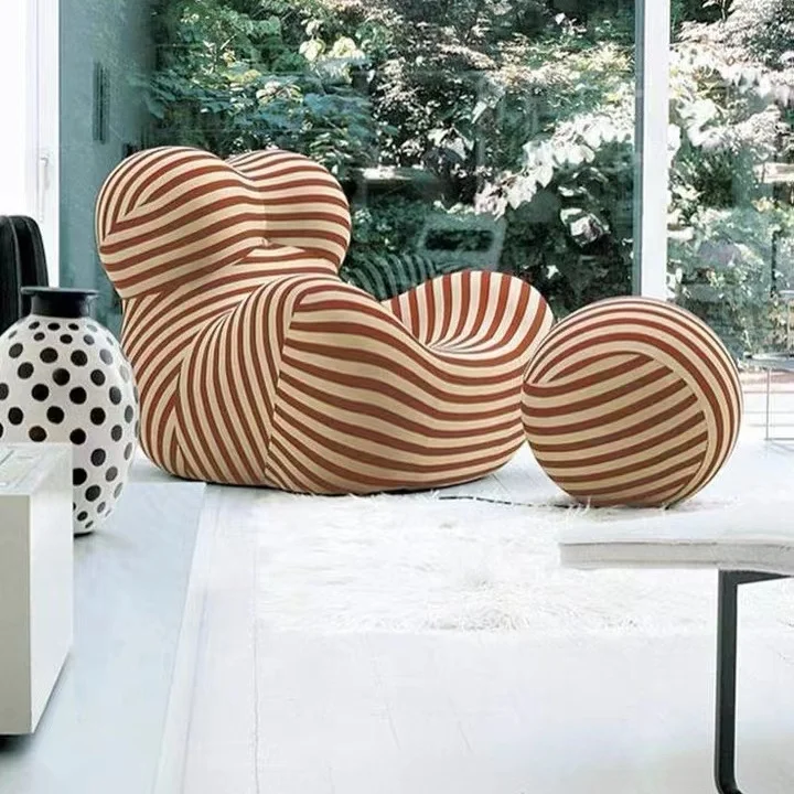 recliner sofa chair nordic bedroom living room  balcony furniture leisure single sofa chairs modern creative design relax chair