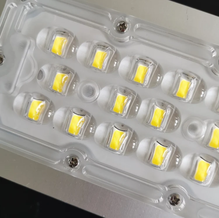 100W SMD 7070 LED Street Light PCB Module IP65 Rated AC Power Supply Ce Certified Lighting Solutions