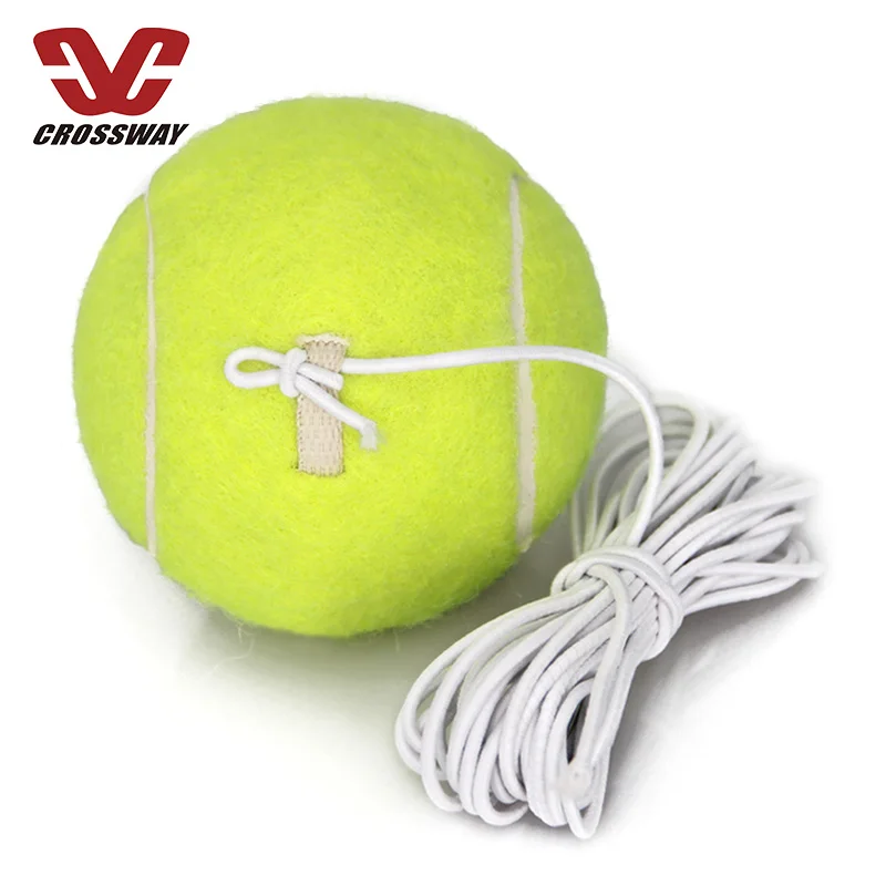 Теннисные тренировочные мячи с логотипом на заказ, высококачественные тренировочные теннисные мячи со шнурком