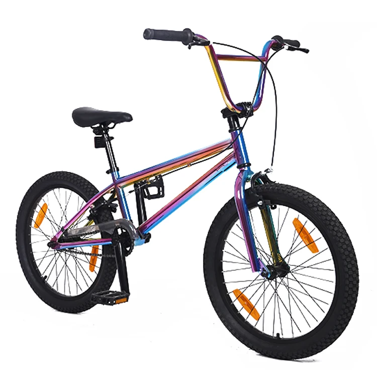 Велосипед для фристайла BMX со стальной рамой и УФ-печатью, 20 дюймов