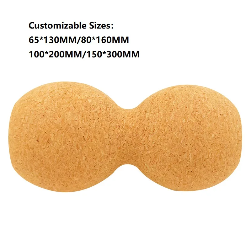 36cm 75cm Eco Friendly Custom Logo Cork Massage Ball Sustainable Fitness Natural Cork Yoga Block Mat Cork Balls