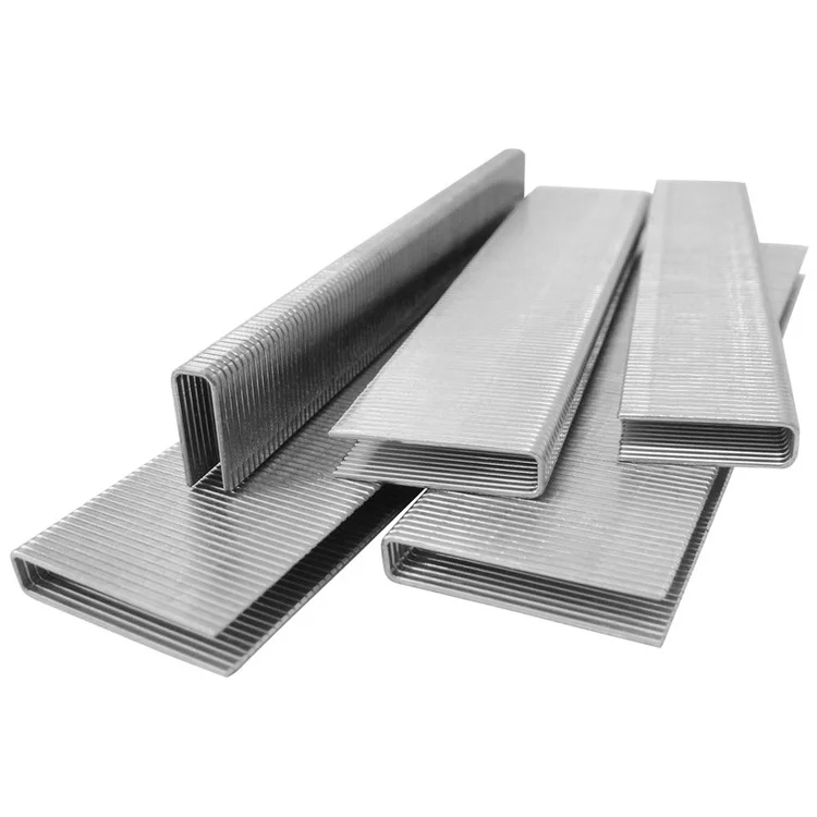 Fashionable 16mm 4j Series Metal Furniture 20 Gauge Staples U-type Staples 90 Series Nail