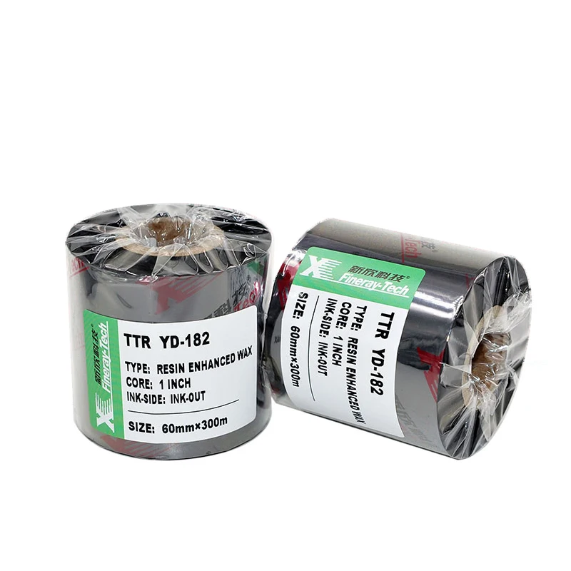 High-Quality Thermal Transfer 110mmx450m Thermal Ribbon Wax Customized Size Scratch Resistant Wax TTR Ribbon