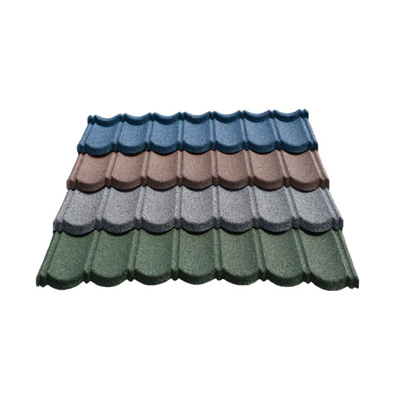 Stone Coated Roofing Metal Tile Bond Tile Roof Material Blue Stone Roof Tile