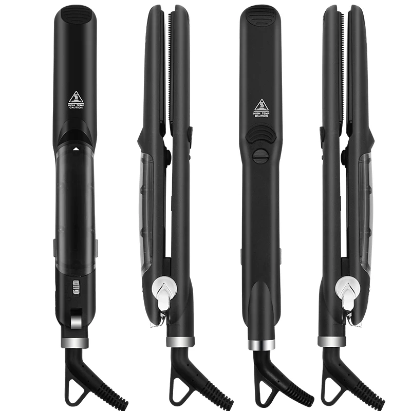 Professional Steam Hair Straightener Ceramic Steampod Flat Iron