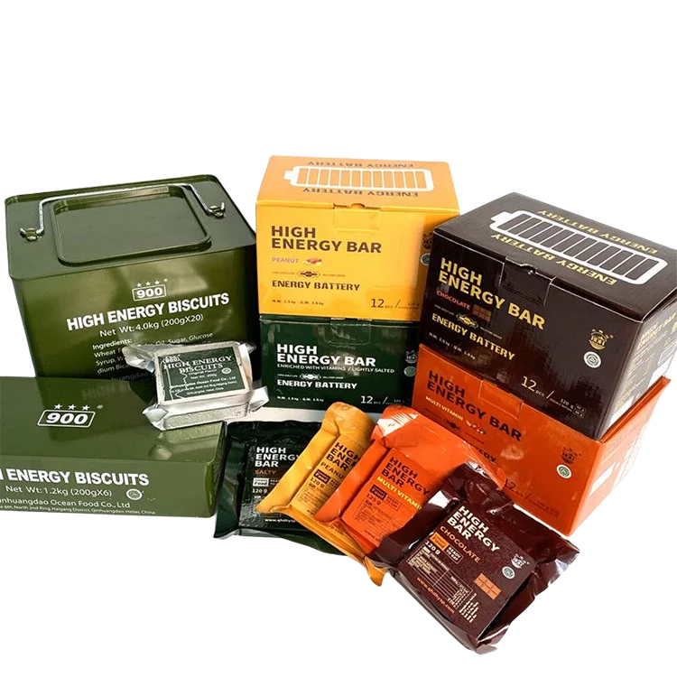 Экстренный поставщик пищевых продуктов, высокоэнергетические сжатые печенье, кемпинг, халяльное шоколадное печенье