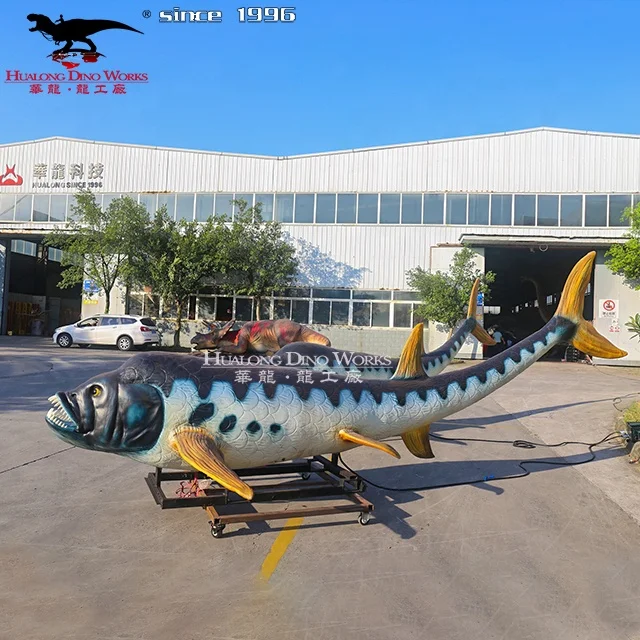 Аниматронное морское животное Xiphactinus в натуральную величину для парка