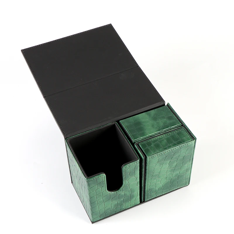 PU Deck Box Classic Color Games TCG Cards Leather Deck Case for Magica card box