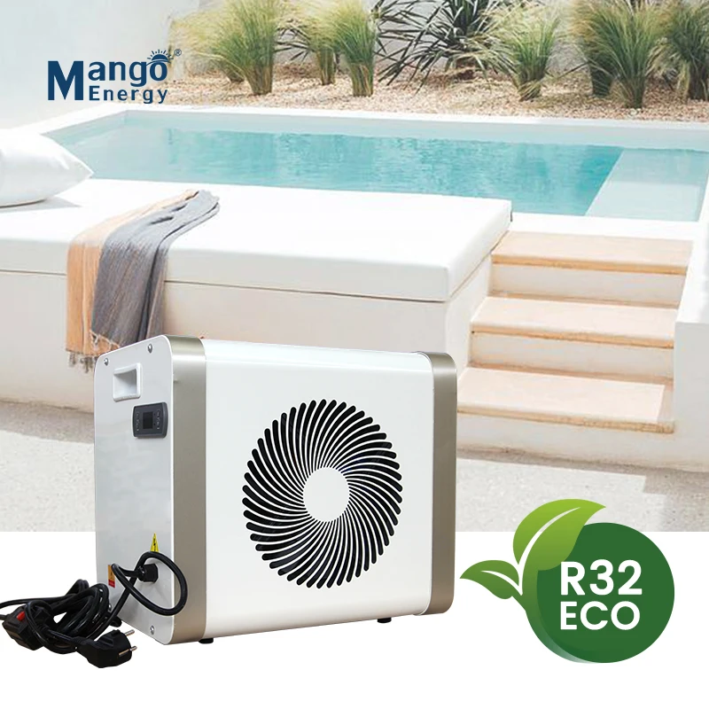 R32 low noise mini Swimming pool heat pump for household spa Pools water heater