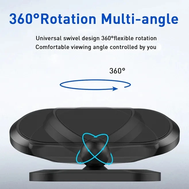 Trending products 2023 new arrivals Mini Magnetic mobile phone holders Rotatable Strip Shape 4 Strong Magnet Stand Car Mount