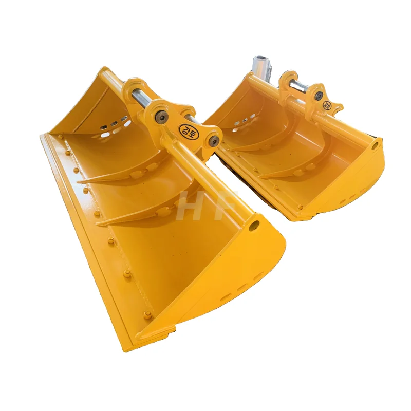 Durable hydraulic cleaning tilt bucket tilting mud bucket for excavator accessory