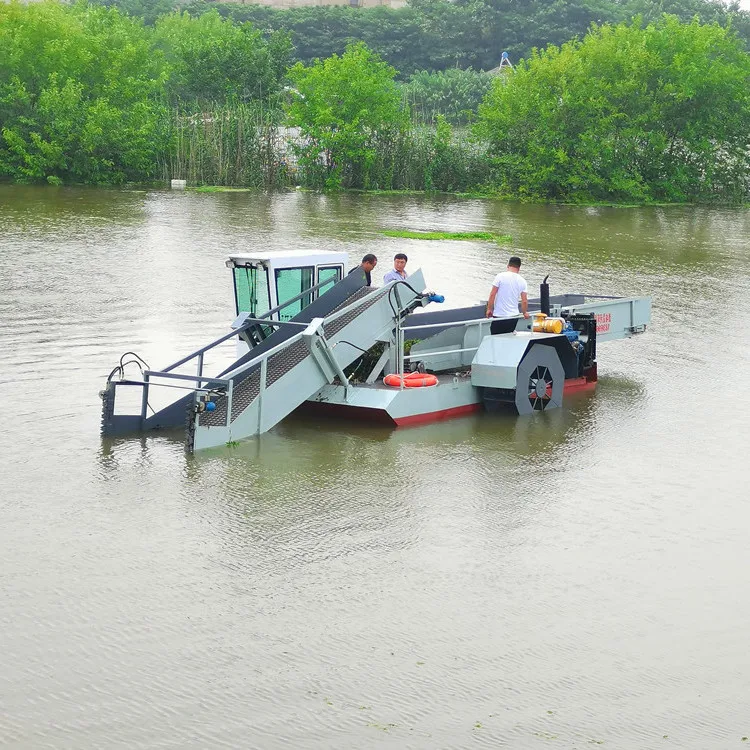 Уборочный комбайн для воды речной мусор мойка лодка