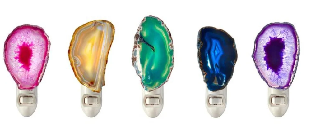 AGATE SLICE NIGHTLIGHT AGATE night light