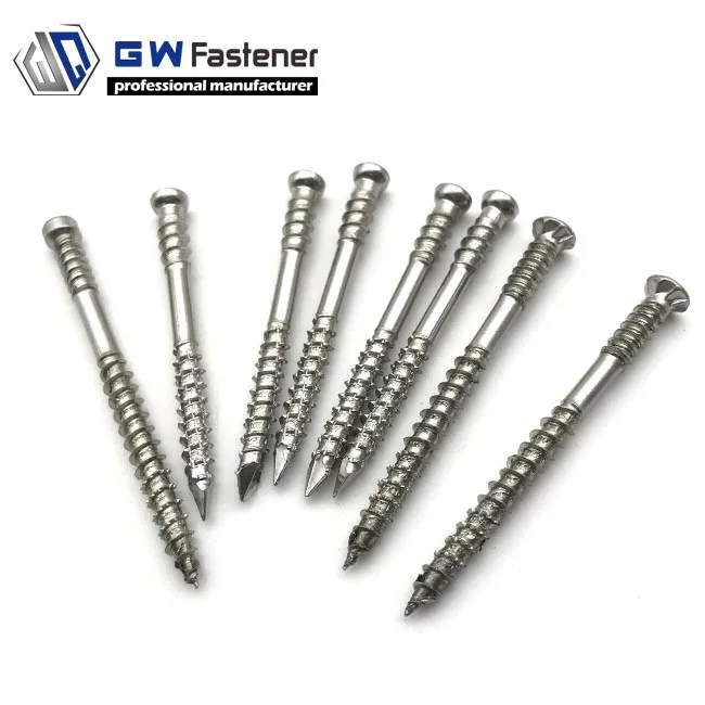 A 2 A4 Stainless steel 304 316  T17 Cylinder head Torx Drive deck screws for composite ,composite decking screws