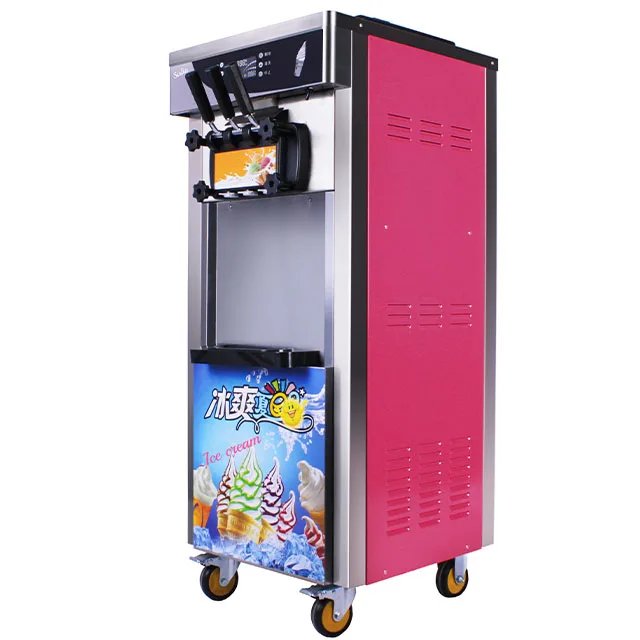 25L/H 3 Flavor Frozen Yogurt  Soft Ice Cream Maker Machine  ice cream making machine