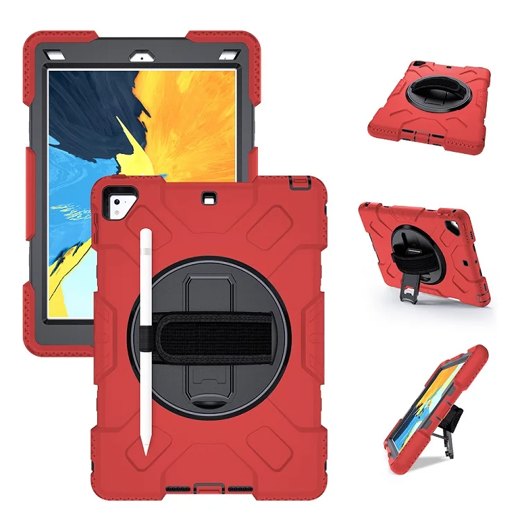 Miesherk tablet cover With pencil holder shockproof silicone rubber tablet case for ipad pro 9.7 inch for kids