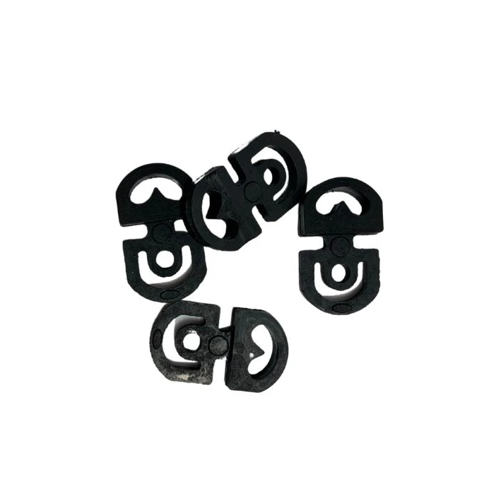Hot Selling Accordion Fitting Rubber Cushion Buffer Pad Size L 18mm H 30mm Thk 4.2mm Octagonal Rubber Buffer
