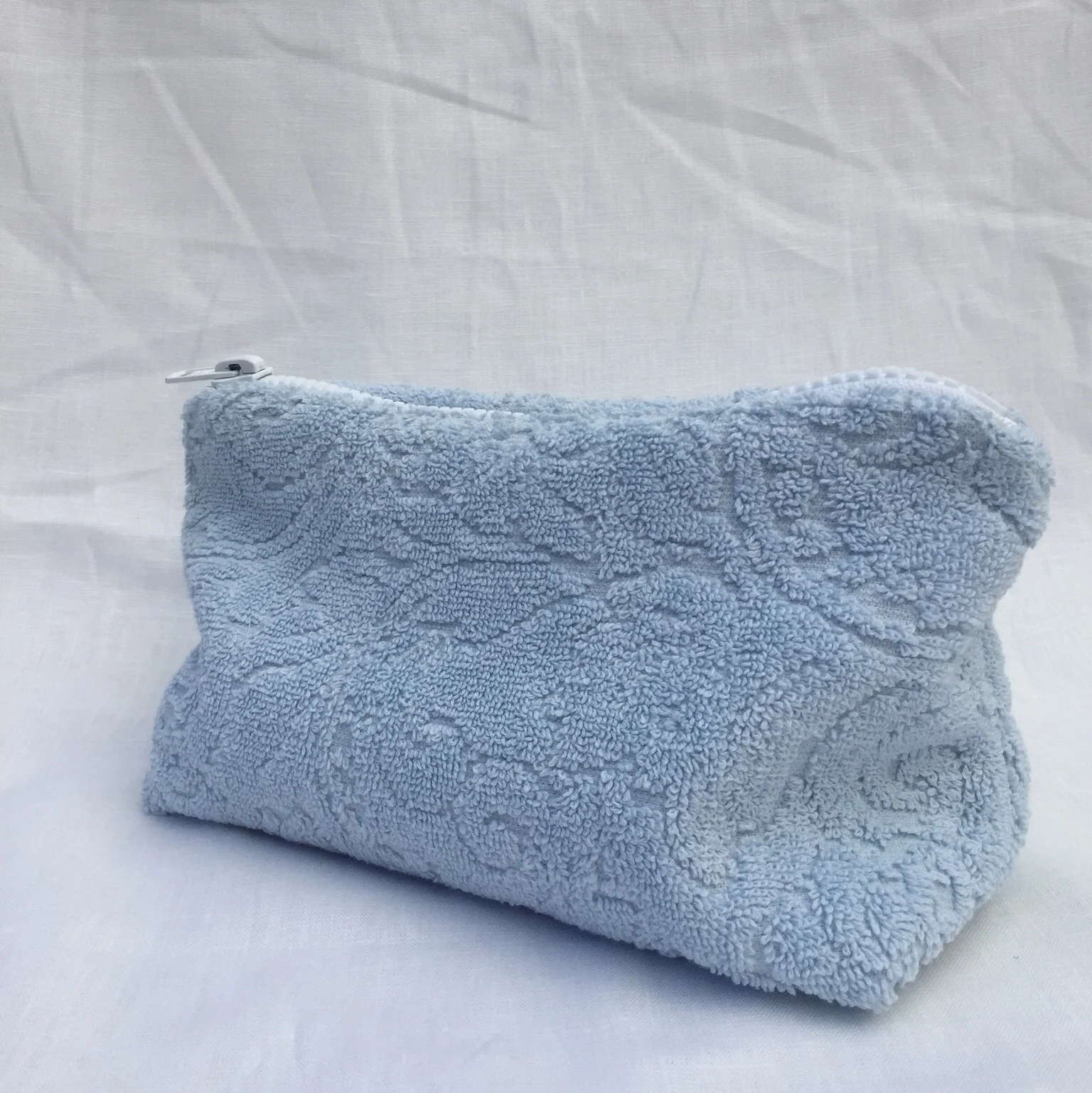 Оптовая продажа 2021 Terrycloth Towelling мягкая ткань Водонепроницаемая Дамская Косметическая сумка для макияжа Сумки Терри изготовление на