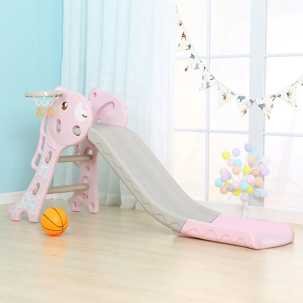 Популярная детская безопасная крытая игровая площадка, пластиковая горка для дома, пластиковая горка для детей, комнатная игровая площадка