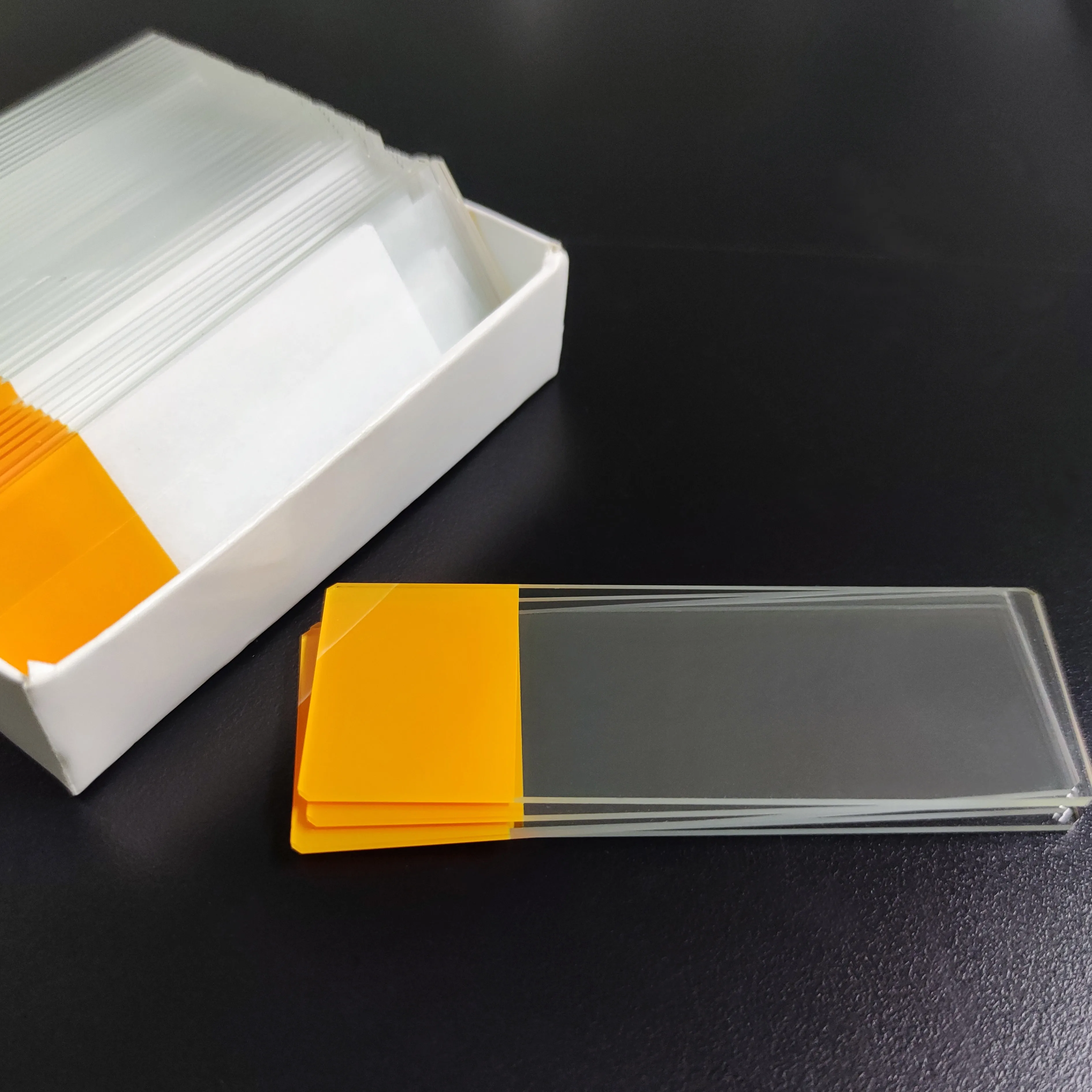 Factory Selling Disposable Color Frosted Microscope Slides