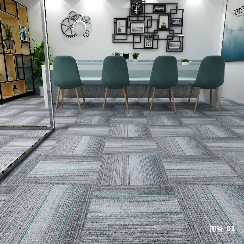 Buy 50 By 50 Buy Cheap Price Removable Thick Commercial Nylon Square Adhesive 50*50 Office Rug Carpet Tiles Floor For Sale