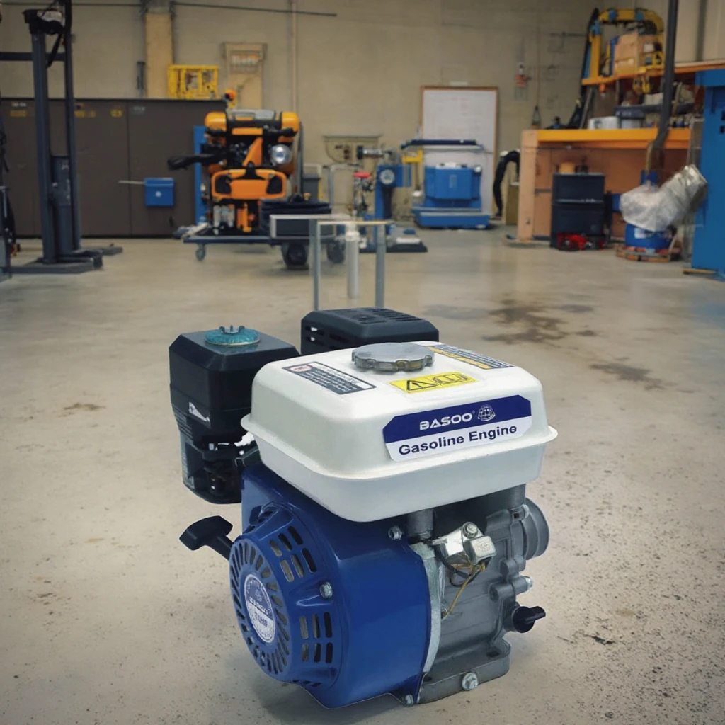 New Used 212cc Gasoline Engine Go Kart 6HP Petrol Garden Tool Recoil Start Pump Gearbox Core Components Machinery Boat