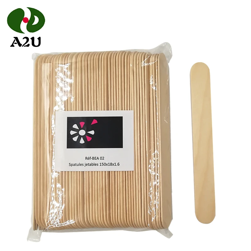 140mm High Quality Adult Non-sterilized Wooden Tongue Depressor Dental Use On Sale