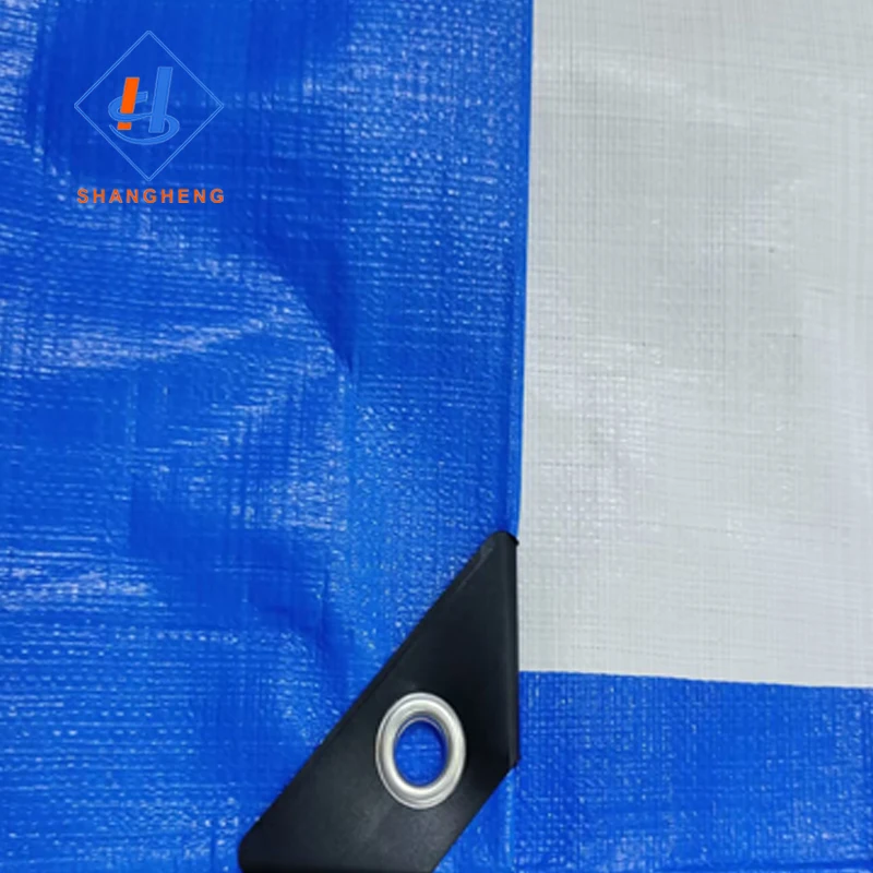 Color Strip White Pe Tarpaulin Rool Construction Pe Plastic Tarpaulin Roll