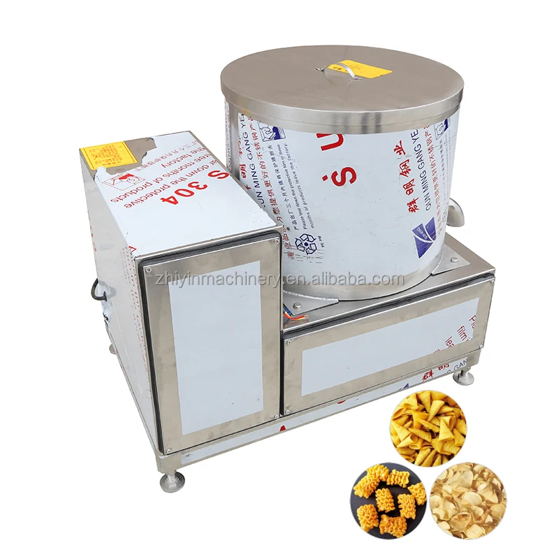 304 Stainless Steel Industrial Potato Chips Dehydrator Deoiling Machine Fried Food Deoiler and Dehydrator Machine