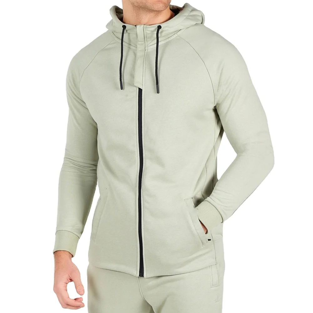 Metro custom logo autumn winter long sleeve zip up gym pullover hoodie jacket mens high quality blank cotton athletic hoodies