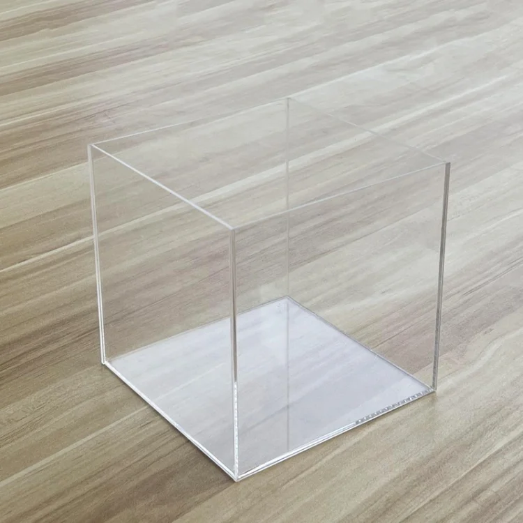 Acrylic box high transparent display box hand-made doll model storage box dust cover manufacturer