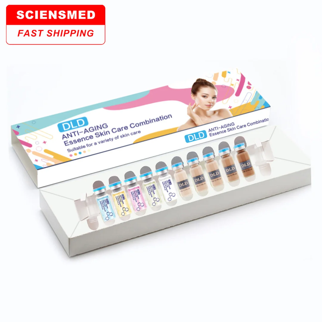 Private label Beauty salon Meso lifting Aqua Stem Cell Culture Ampoule using with meso white BB anti-aging Essence serum kit