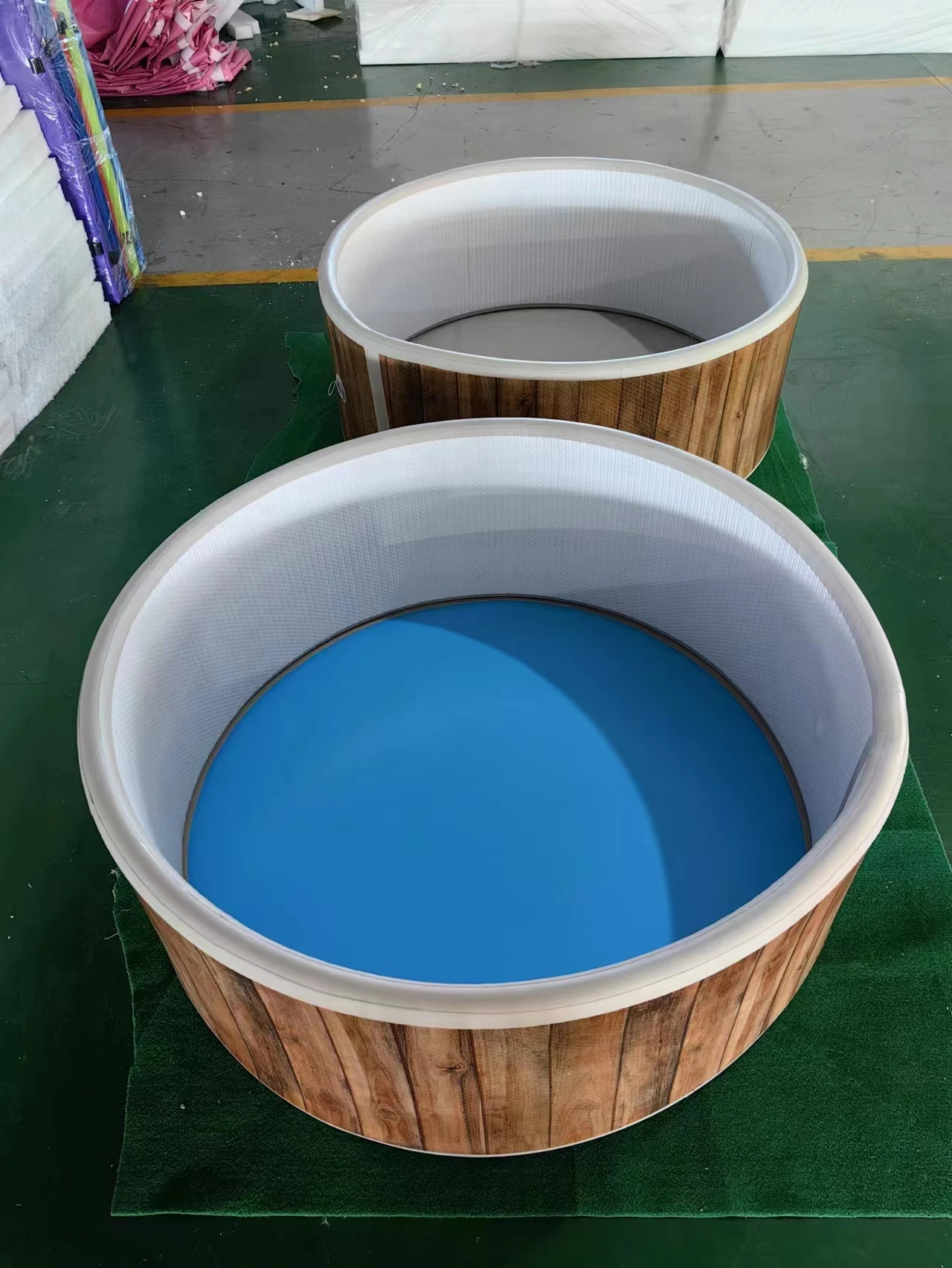 Inflatable DWF drop stitch SPA Hot Tub Home use Spa Whirlpool Massage Hot SPA Tub Ice barrel bath