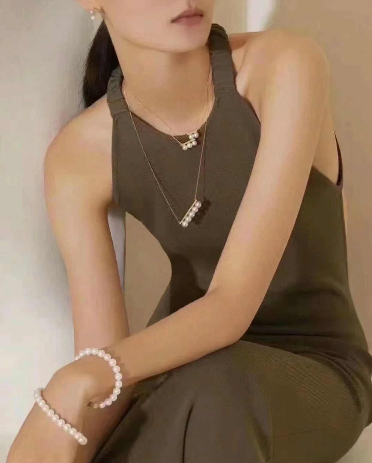 Wholesale 18k Gold Bail Pendant DIY Plain Mount for Pearl Buttons Diamond Pearls Accessory Jewelry Findings for Jewelry Making