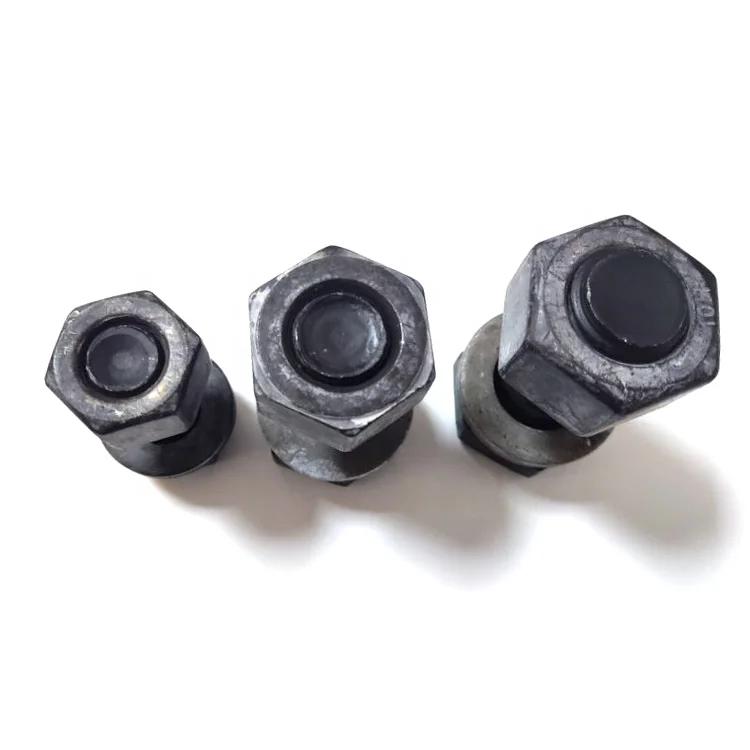 HBLJ ASTM A325 / A490 Large hexagon head bolts for steel structure DIN6914 / DIN7990 hex bolt 8.8 grade