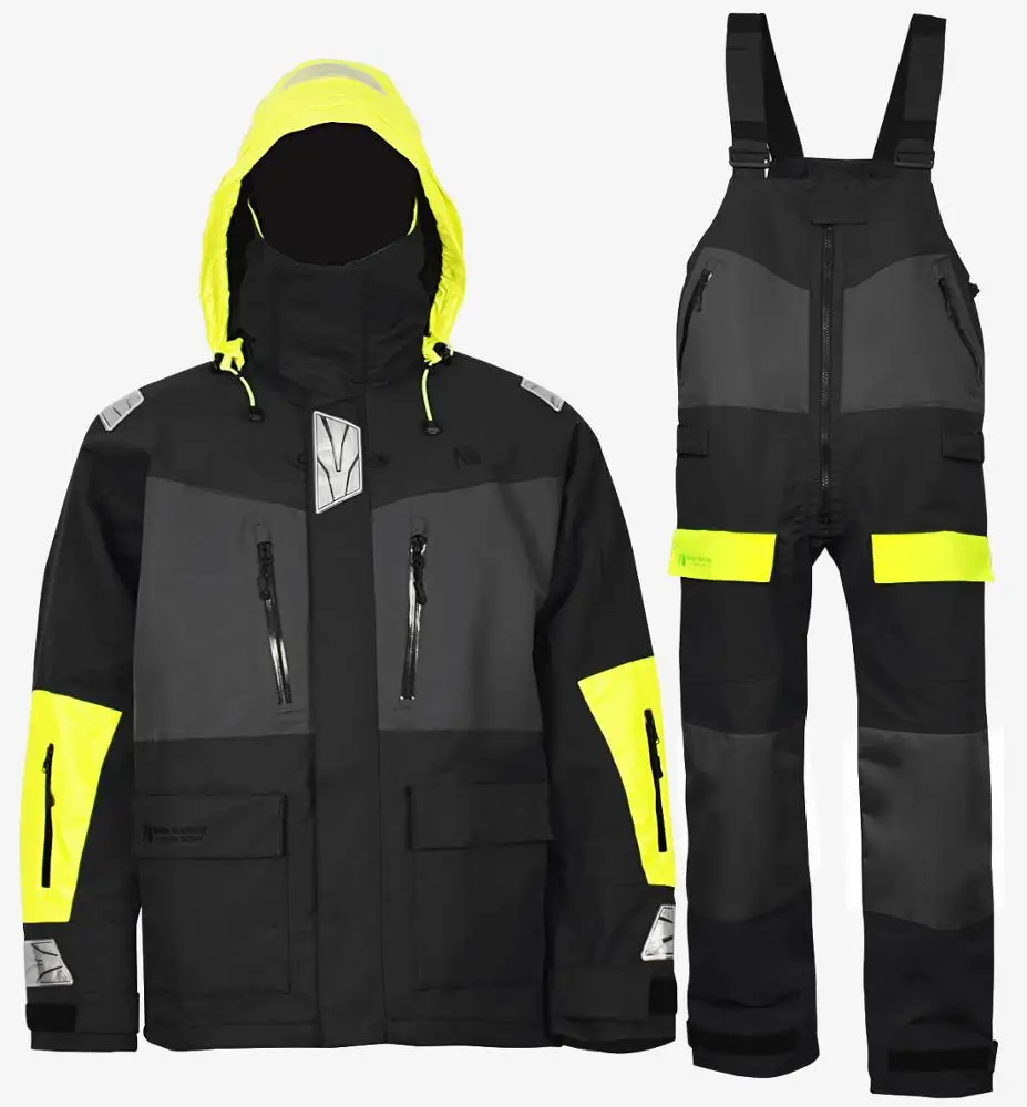 Offshore Sailing WIth Bib Pants Waterpoof breathable man jacket coat Sailing Jacket mens jackets 547