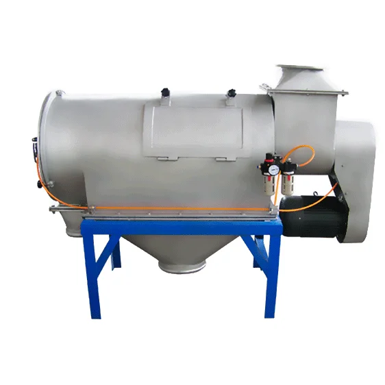 Wheat flour stainless steel horizontal airflow sieving machine can be customized centrifugal sieving machine