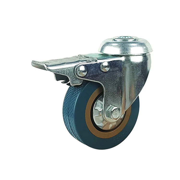 2Inch 3Inch 4Inch 5Inch Light Duty Gray Pvc Rigid  Swivel Rotating pivoting Caster Wheel For Furnitures