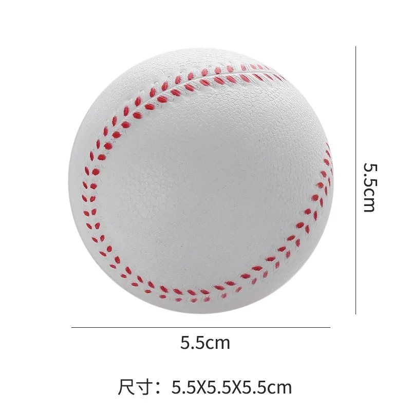 High Quality Funny PU Anti-Stress Smiley Ball 5.5cm round Soft Toy for Outdoor Use Printed with Custom Logo Made from Rubber TPR