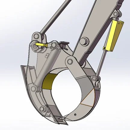 Tree Stump Puller for 20 Ton Excavator HOMIE Hot Sale Unique Design
