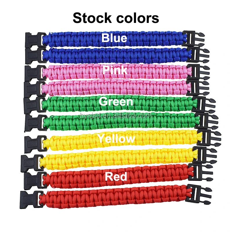 Customized  Thin Blue Line Matter Blue Line Christmas Para Rope Survival Bracelet