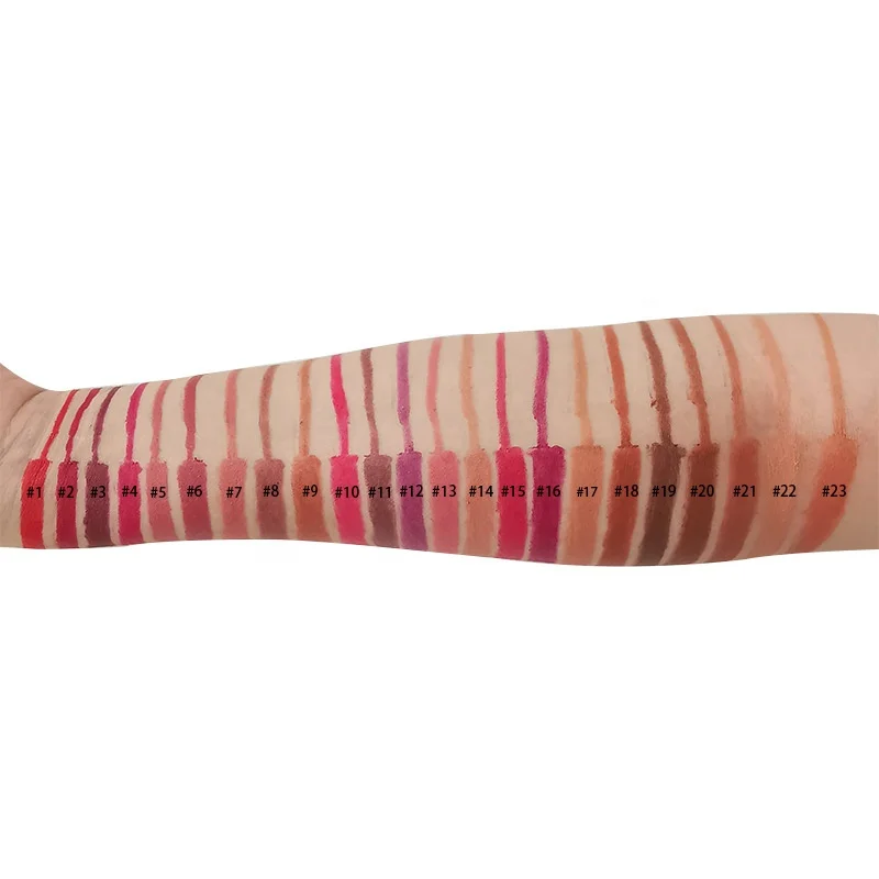Dropshipping Factory Wholesale No Logo 23 Color Lip Liner private label Makeup Cosmetics Spot lip liner