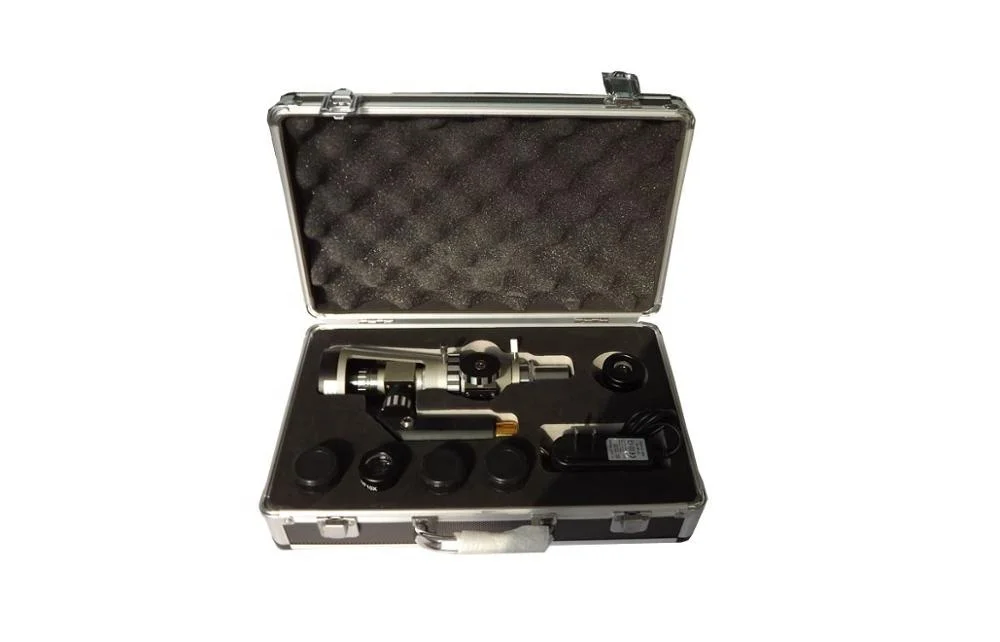 BJ-A Portable Handheld Metallurgical Microscope with Eyepiece (10X, 12.5X) & Magnetic Base