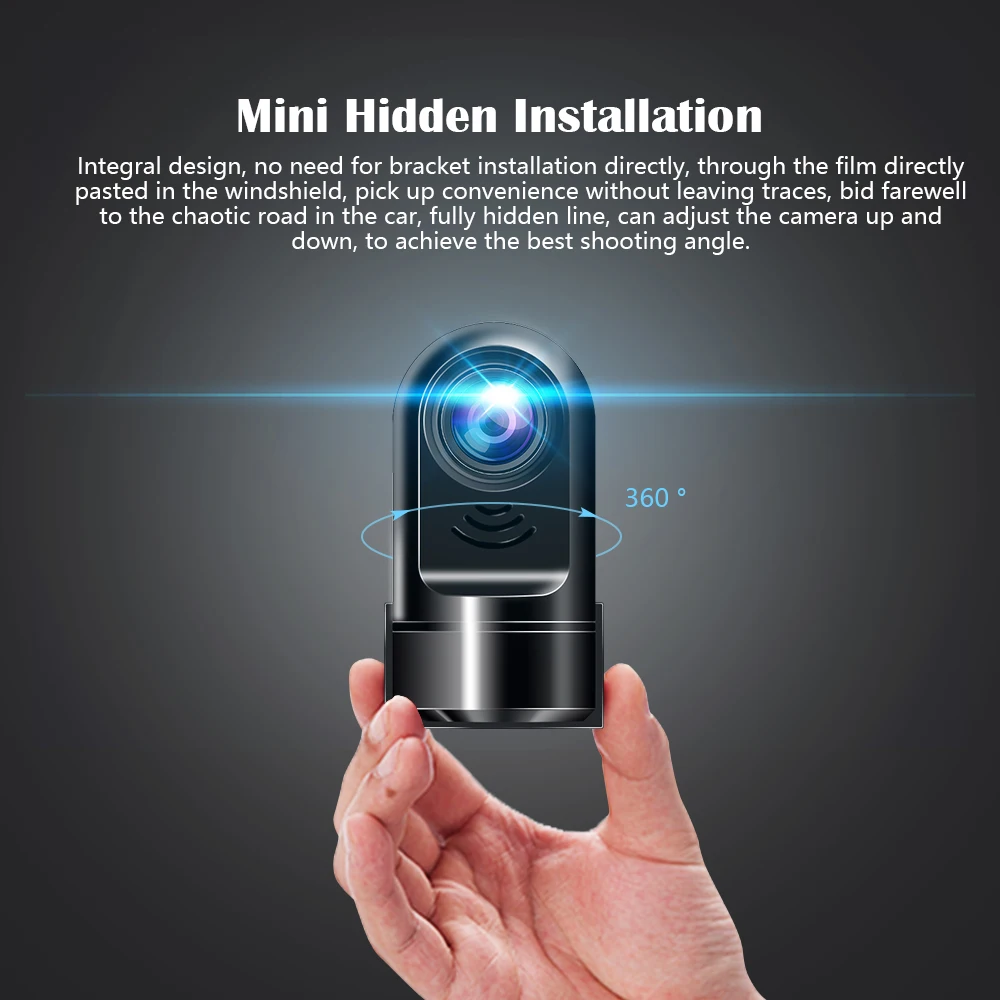 Car Black Box HD 1080P Dash Camera DVR G-sensor ADAS Dashboard Night Vision Recorder