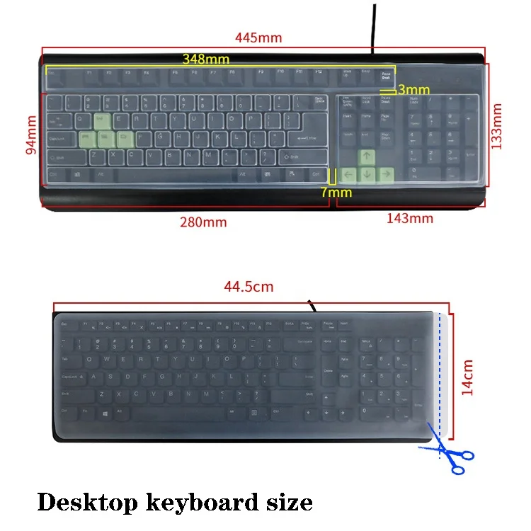 OEM ODM 13.3CM X 44.5CM silicone tablets with keyboard and pen and cover in one box cubiertas de teclado keyboard covers