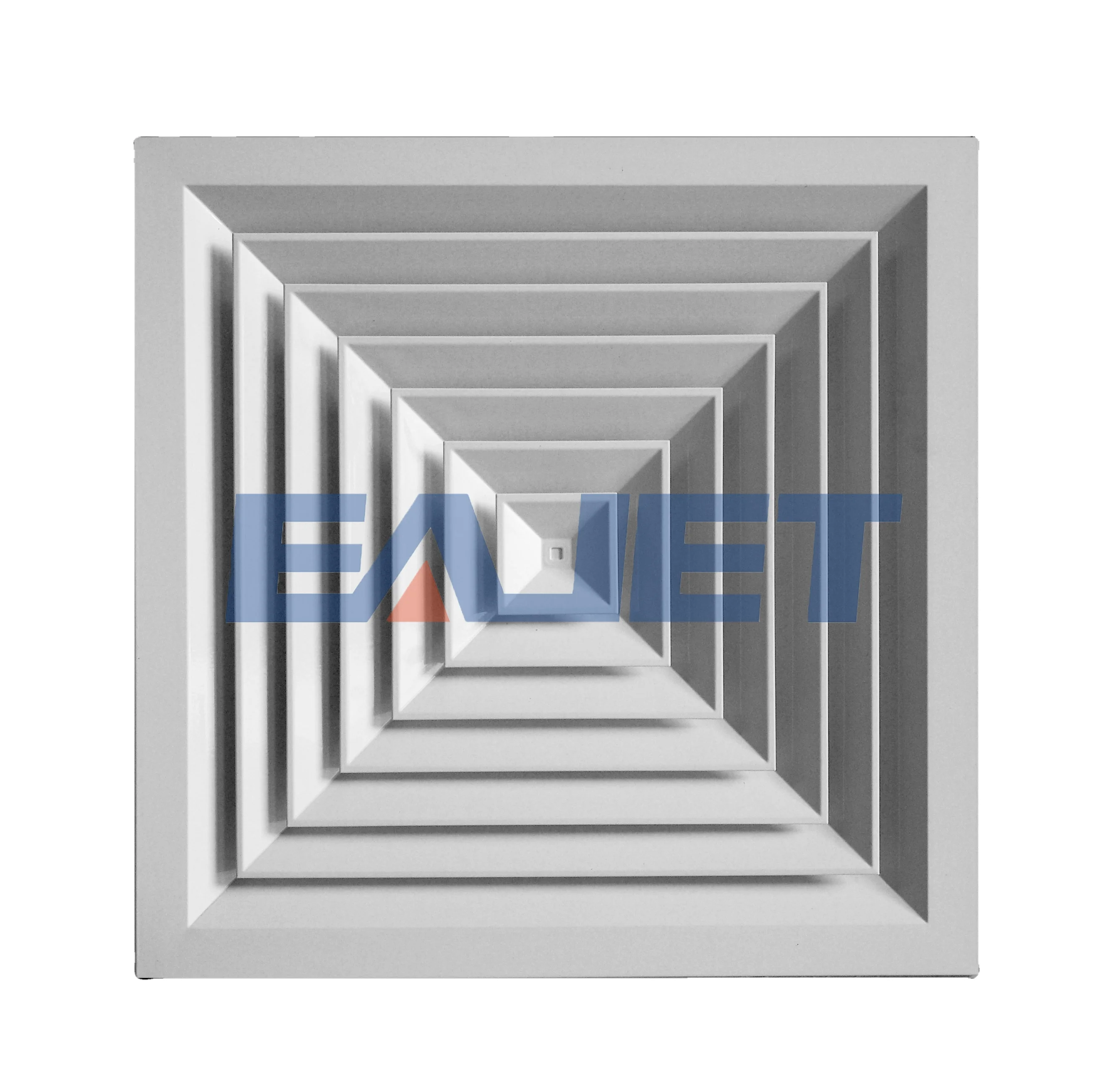 Aluminum alloy HVAC system supply air duct conditioning ventilation square ceiling diffusers
