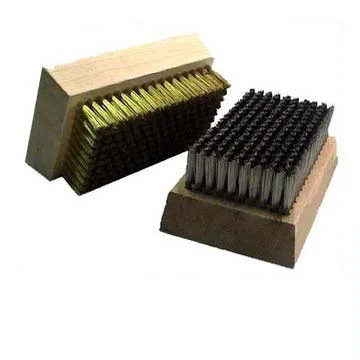 scrubbing brush with stainless steel wire or brass copper wire for  cleaning ceramic anilox roller and gravure roller