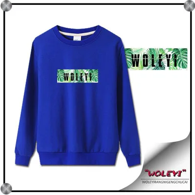 2019 Basic  sweater round collar custom logo hoodie for men women