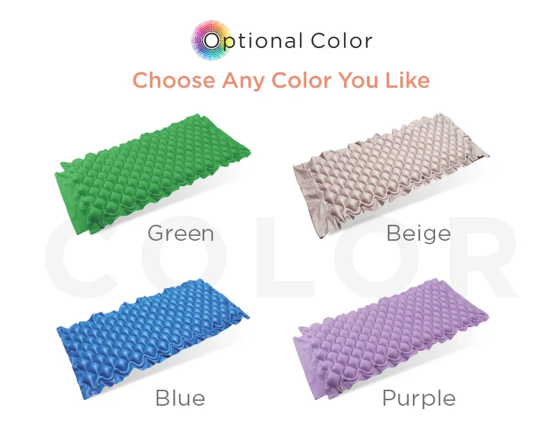 hospital patient bed sore air flow  mattress inflatable elderly medical bubble air mattress