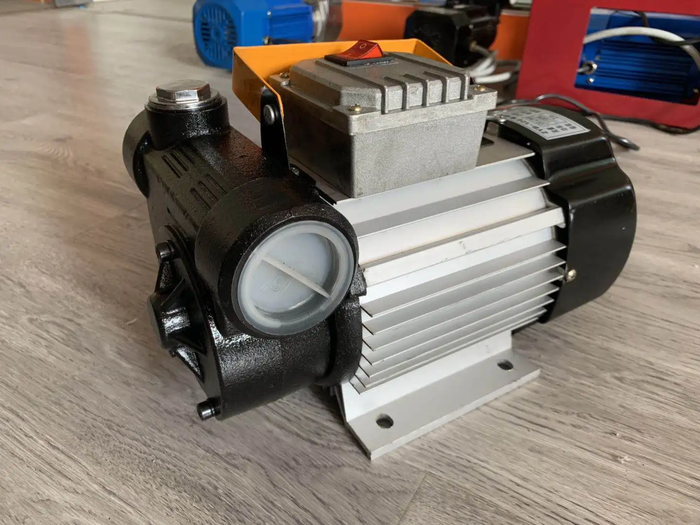 AC220V mini electric oil fuel transfer pump motor oil pump for fuel dispenser